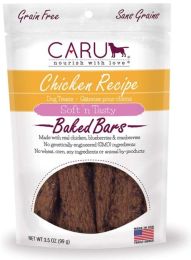 Caru Pet Food Soft 'n Tasty Baked Bars Chicken Recipe Grain-Free Dog Treats