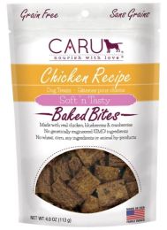 Caru Pet Food Soft 'n Tasty Baked Bites Chicken Recipe Grain-Free Dog Treats