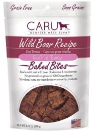 Caru Pet Food Soft 'n Tasty Baked Bites Wild Boar Recipe Grain-Free Dog Treats