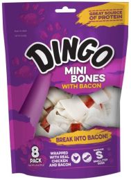 Dingo Mini Bones With Bacon Dog Chews