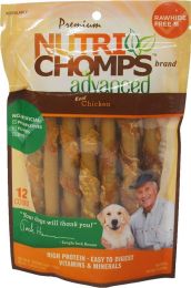 Nutri Chomps Advanced Mini Twists Dog Treat Chicken Flavor