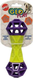 Spot Geo Play Dumbbell Dual Texure Dog Toy Assorted