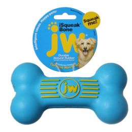 JW Pet iSqueak Bone - Rubber Dog Toy
