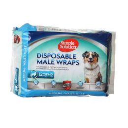 Simple Solution Disposable Male Wraps - Medium