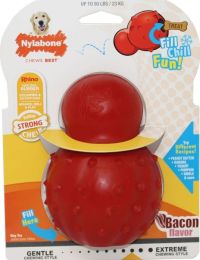 Nylabone Rhino Stuffable Dog Chew Toy - Bacon Flavor - Giant