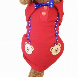 Pet Clothes Little Dogs Clothing Fashion Clothing British Style [Red]