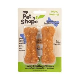 Pet 'n Shape Long Lasting Chewz Bone Sweet Potato Flavor