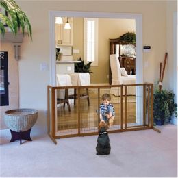 Large Deluxe Freestanding Pet Gate