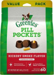 Greenies Pill Pockets Dog Treats Hickory Smoke Flavor (size: 15.8 oz)