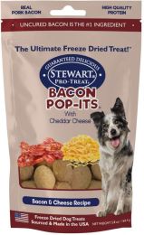 Stewart Bacon Pop-Its Bacon and Cheese Recipe Freeze Dried Dog Treat (size: 5.8 oz)