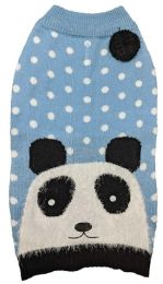 Fashion Pet Panda Dog Sweater Blue (size: X-Small)