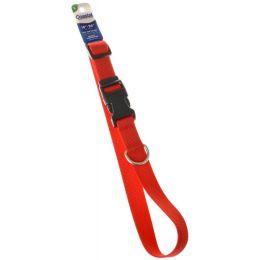 Tuff Collar Nylon Adjustable Collar - Red (size: 18"-26" Long x 1" Wide)