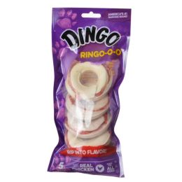 Dingo Ringo-o-o Meat & Rawhide Chew (size: 2.75" (5 Pack))