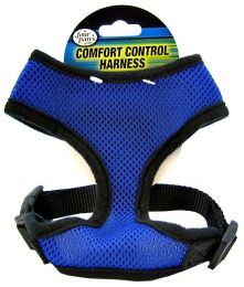 Four Paws Comfort Control Harness - Blue (size: Medium - For Dogs 7-10 lbs (16"-19" Chest & 10"-13" Neck))