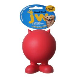 JW Pet Bad Cuz Rubber Squeaker Dog Toy (size: Medium - 4" Tall)