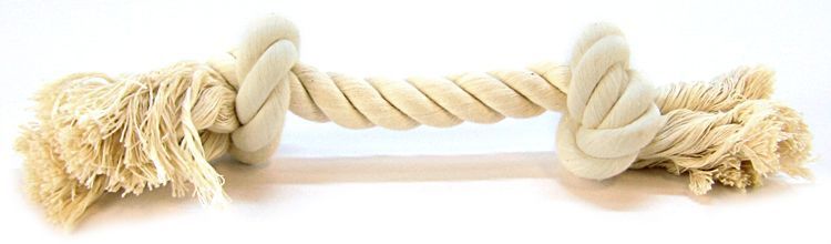 Flossy Chews Rope Bone - White (size: Medium (12" Long))