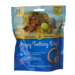 N-Bone Puppy Teething Ring - Chicken Flavor (size: Puppy Teething Ring - 3.5" Diameter (3 Pack))