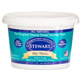 Stewart Pro-Treat 100% Pure Beef Liver for Dogs (size: 2 oz)