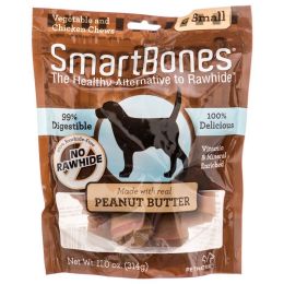 SmartBones Peanut Butter Dog Chews (size: Small - 3.5" Long - Dogs under 20 Lbs (6 Pack))