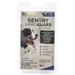 Sentry FiproGuard for Dogs (size: Dogs 89-132 lbs (3 Doses))