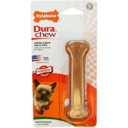 Nylabone Dura Chew Durable Dog Bone - Bacon Flavor (size: Petite - Dogs 1-15 lbs)