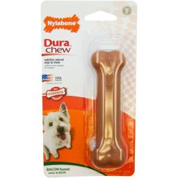 Nylabone Dura Chew Durable Dog Bone - Bacon Flavor (size: Regular - Dogs 16-25 lbs)