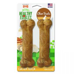 Nylabone Healthy Edibles Wholesome Dog Chews - Chicken Flavor (size: Wolf - 5.5" Long (2 Pack))