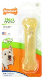 Nylabone Flexi Chew Dog Bone - Chicken Flavor (size: Regular (1 Pack))