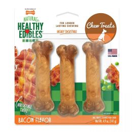 Nylabone Healthy Edibles Wholesome Dog Chews - Bacon Flavor (size: Regular (3 Pack))