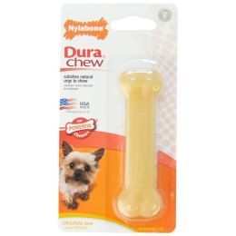 Nylabone Dura Chew Dog Bone - Original Flavor (size: Petite (1 Pack))