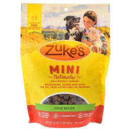 Zuke's Mini Naturals Moist Dog Treats - Delicious Duck Recipe (size: 1 lb)