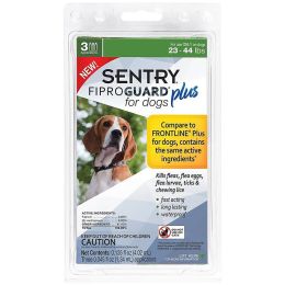 Sentry Fiproguard Plus IGR for Dogs & Puppies (size: Medium - 3 Applications - (Dogs 23-44 lbs))