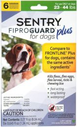 Sentry Fiproguard Plus IGR for Dogs & Puppies (size: Medium - 6 Applications - (Dogs 23-44 lbs))