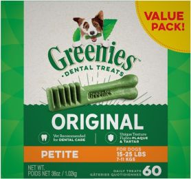 Greenies Petite Dental Dog Treats (size: 60 count)