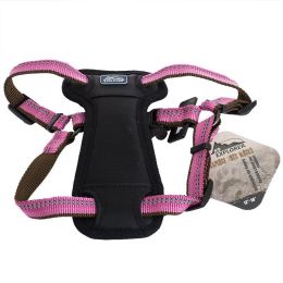 K9 Explorer Reflective Adjustable Padded Dog Harness - Rosebud (size: Fits 12"-18" Girth)