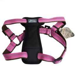 K9 Explorer Reflective Adjustable Padded Dog Harness - Rosebud (size: Fits 20"-30" Girth)