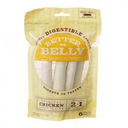 Better Belly Rawhide Chicken Liver Rolls - Small (size: 6 Count)