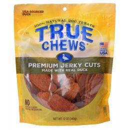 True Chews Premium Jerky Cuts with Real Duck (size: 12 oz)