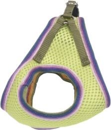 Li'L Pals Lime Harness with Mutli-Color Lining (size: X-Small (Neck)