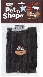 Pet 'n Shape Natural Beef Lung Strips Dog Treats (size: 3 oz)