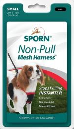 Sporn Non Pull Mesh Harness for Dogs - Black (size: small)