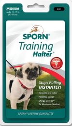 Sporn Original Training Halter for Dogs - Black (size: medium)