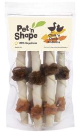 Pet n Shape Chik'N Duck Kabobs All Natural Rawhide Dog Treats (size: 6 Count)