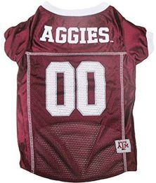 Pets First Texas A & M Mesh Jersey for Dogs (size: small)