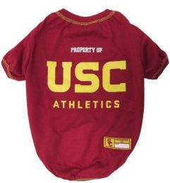Pets First USC Tee Shirt for Dogs and Cats (size: small)