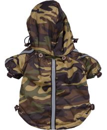 Reflecta-Sport Adjustable Reflective Weather-Proof Pet Rainbreaker Jacket (size: large)