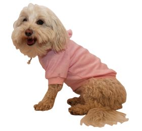 French Terry Pet Hoodie Hooded Sweater (size: large)