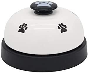 Pet Training Bell Clicker with Non Skid Base, Pet Potty Training Clock, Communication Tool Cat Interactive Device (Color: Black)