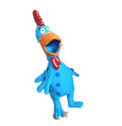 Pet Dog Toys Screaming Chicken Squeeze Sound Toy - Bite Resistant Dog Chew Toy (Color: Blue)
