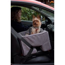 Large Dog Booster Car Seat (Color: Charcoal)